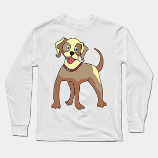 Smiling dog Long Sleeve T-Shirt